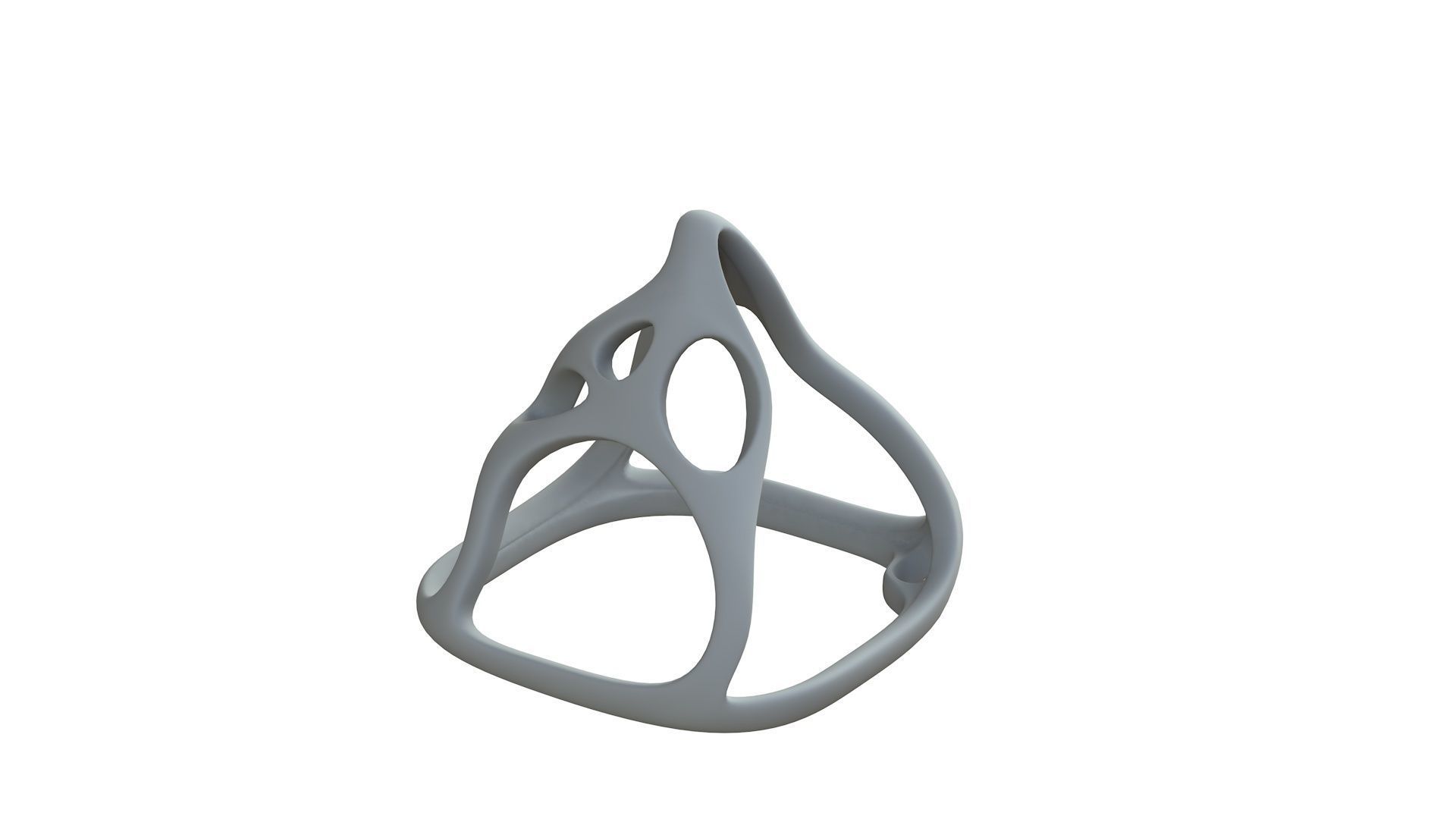 SciFi Cube Object No 62463 Low Poly Shape Low-poly 3D model_9