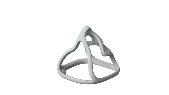 SciFi Cube Object No 62463 Low Poly Shape Low-poly 3D model