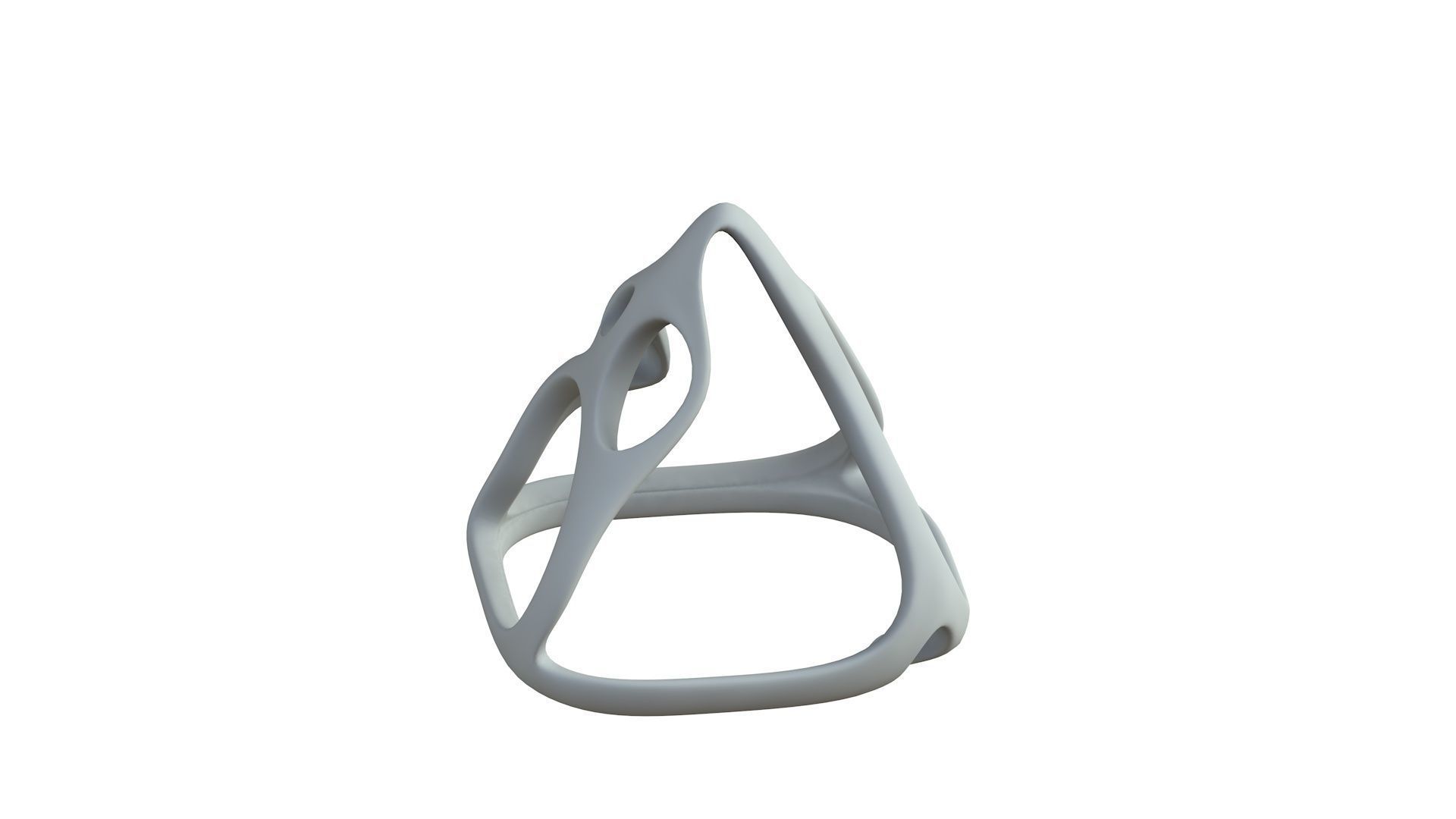 SciFi Cube Object No 62463 Low Poly Shape Low-poly 3D model_6