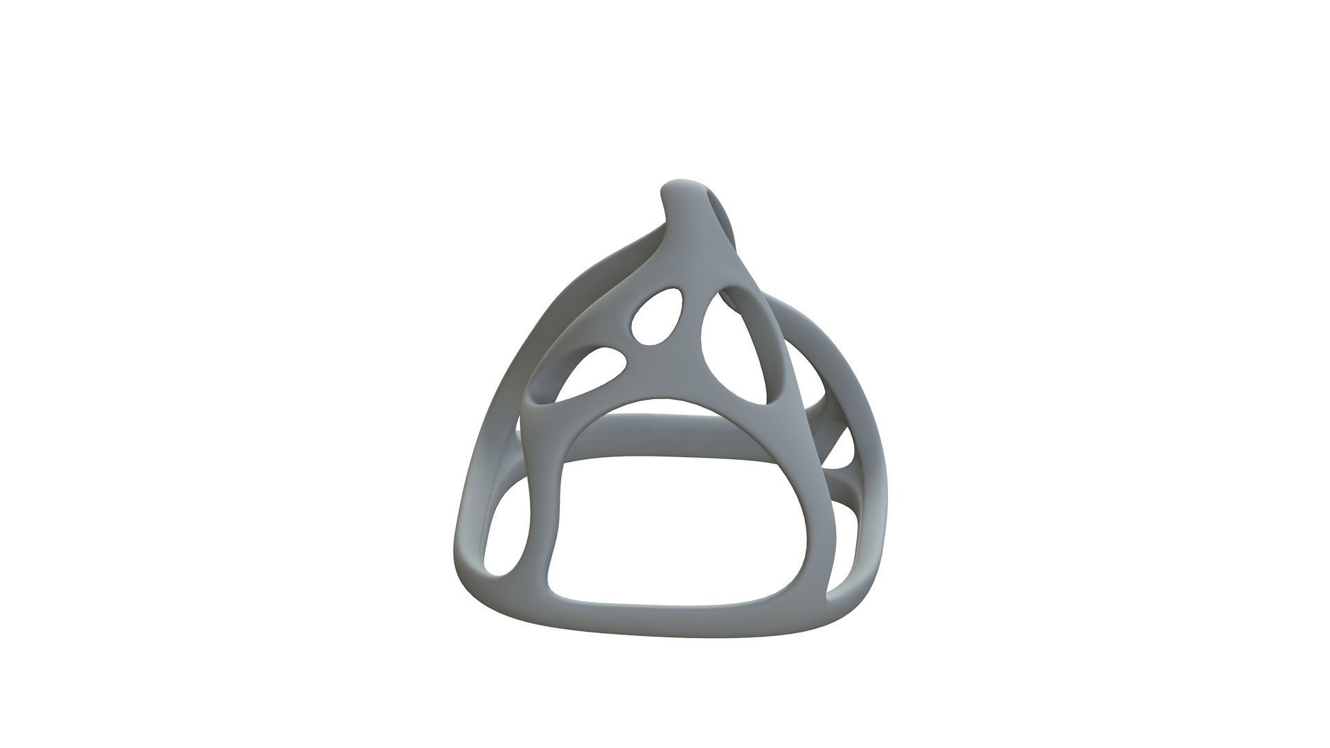 SciFi Cube Object No 62463 Low Poly Shape Low-poly 3D model_11