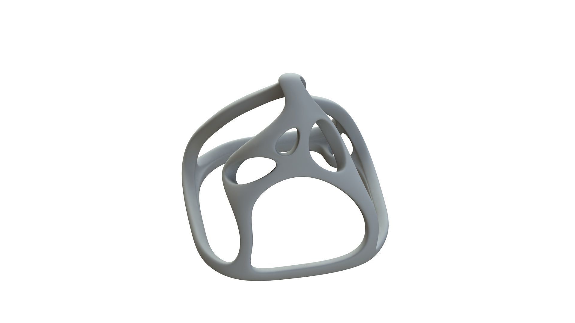 SciFi Cube Object No 62463 Low Poly Shape Low-poly 3D model_14