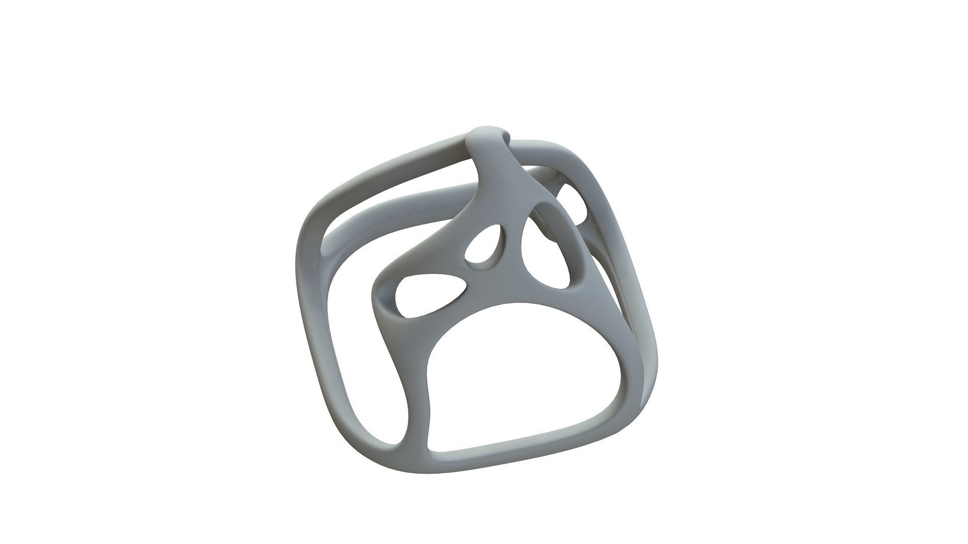 SciFi Cube Object No 62463 Low Poly Shape Low-poly 3D model_15