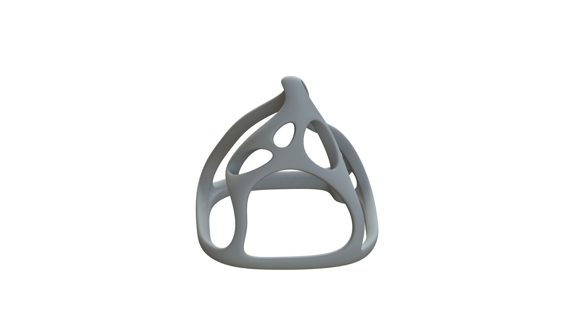 SciFi Cube Object No 62463 Low Poly Shape Low-poly 3D model_12