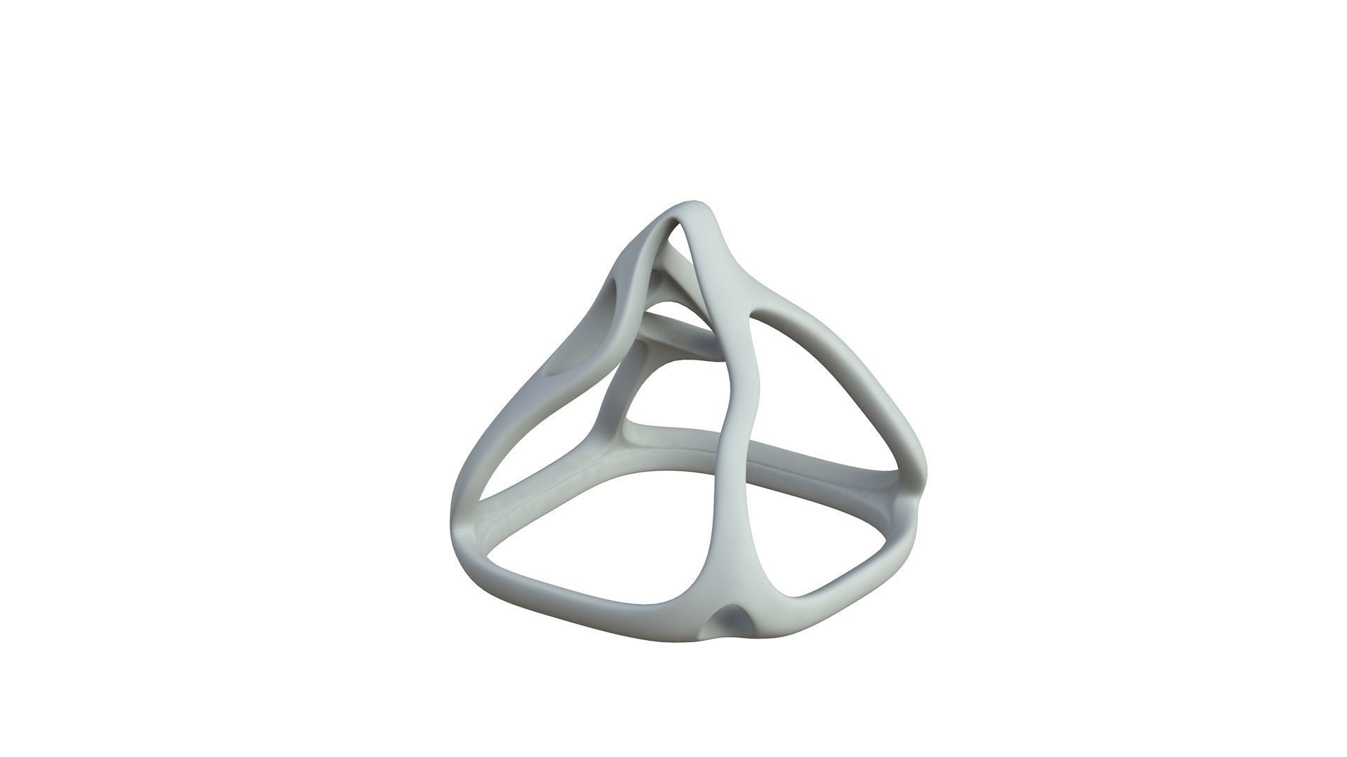 SciFi Cube Object No 62463 Low Poly Shape Low-poly 3D model_4