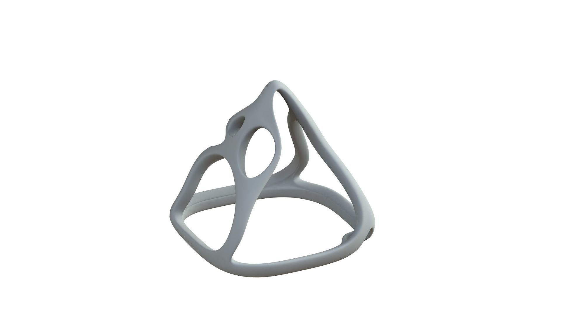 SciFi Cube Object No 62463 Low Poly Shape Low-poly 3D model_7