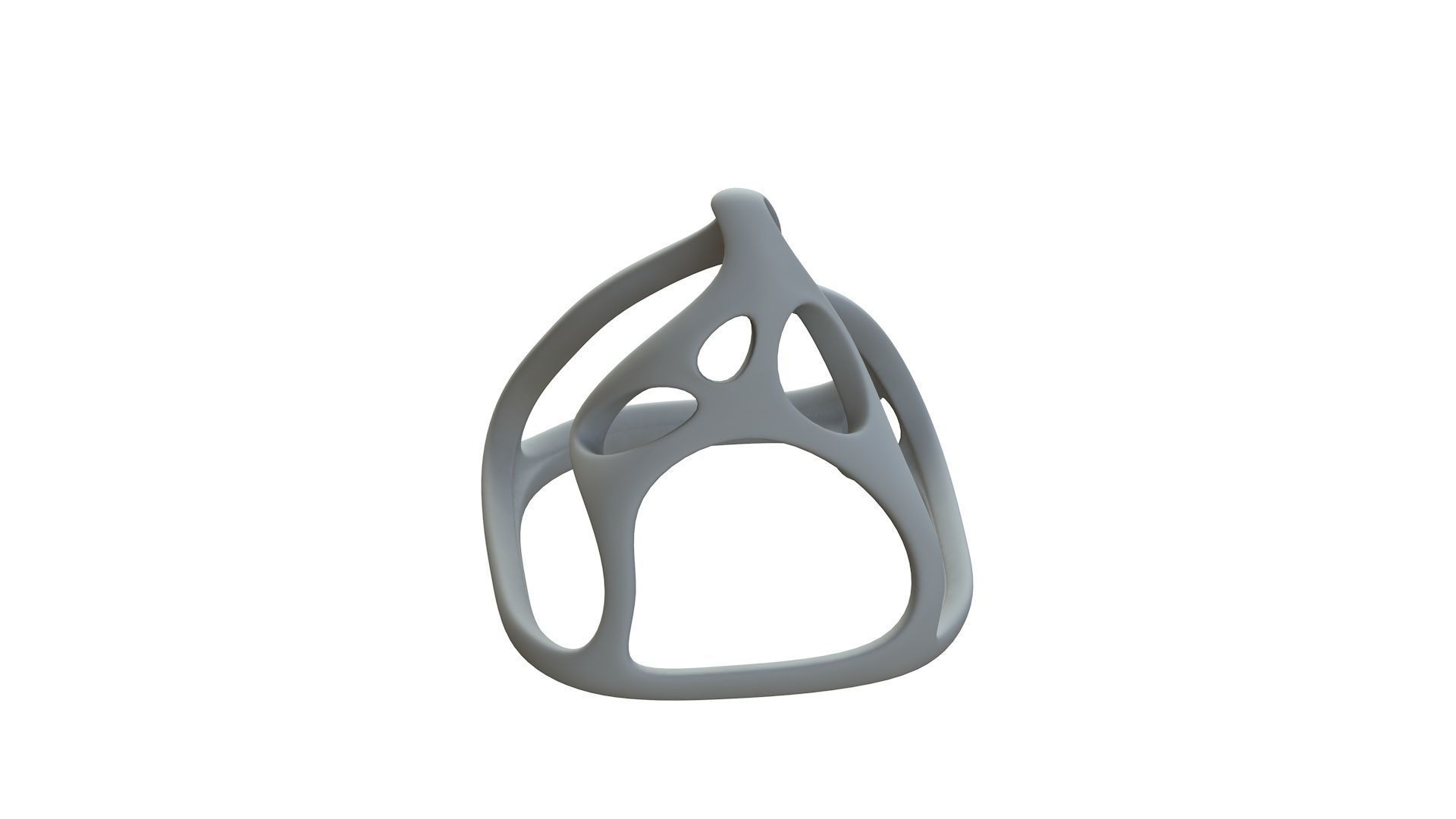 SciFi Cube Object No 62463 Low Poly Shape Low-poly 3D model_13