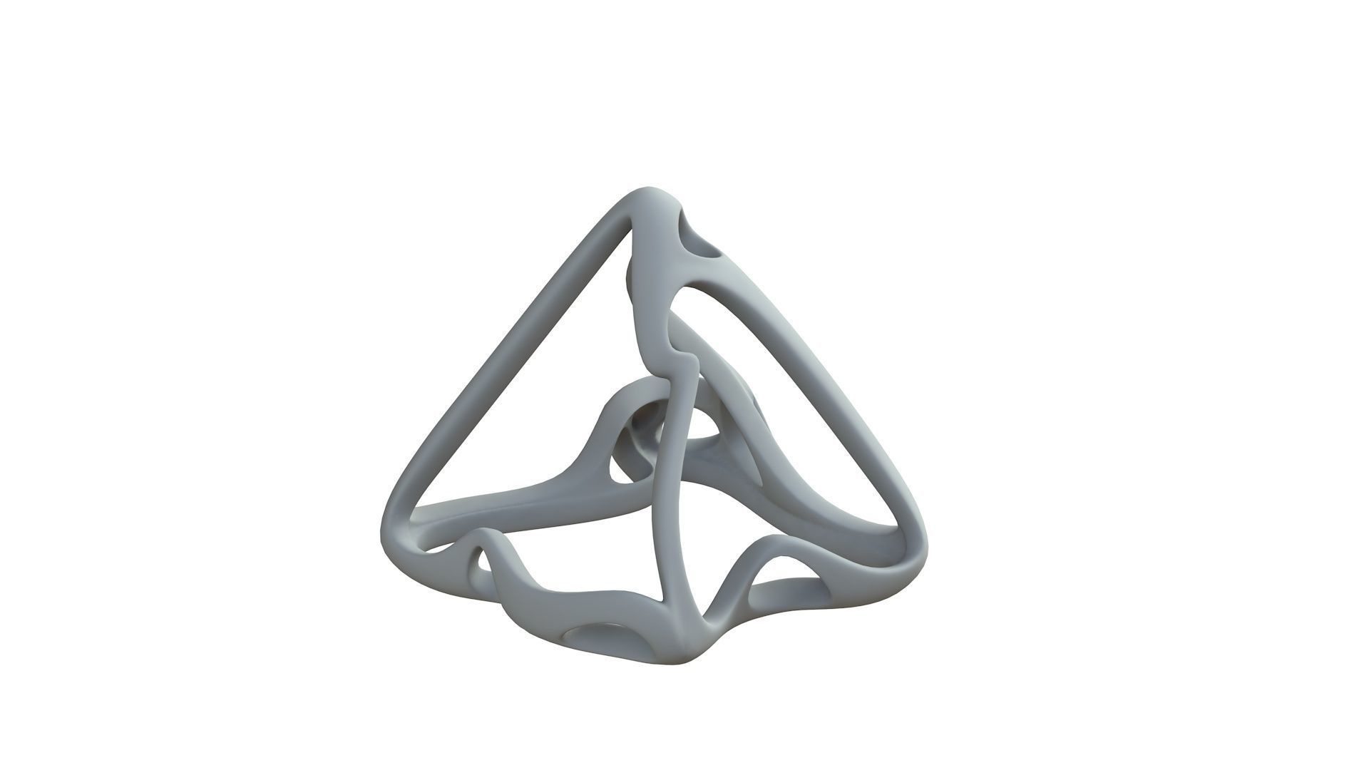 SciFi Cube Object No 62385 Low Poly Shape Low-poly 3D model_8