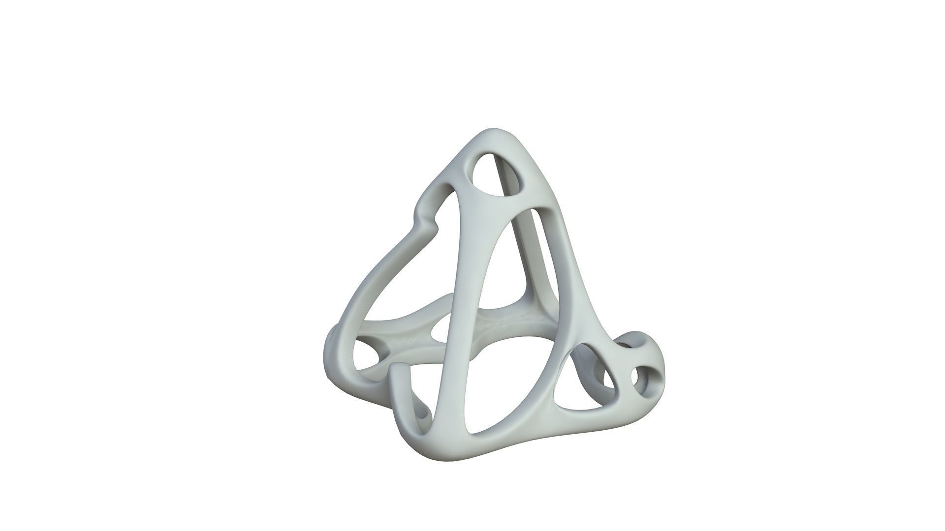 SciFi Cube Object No 62385 Low Poly Shape Low-poly 3D model_3