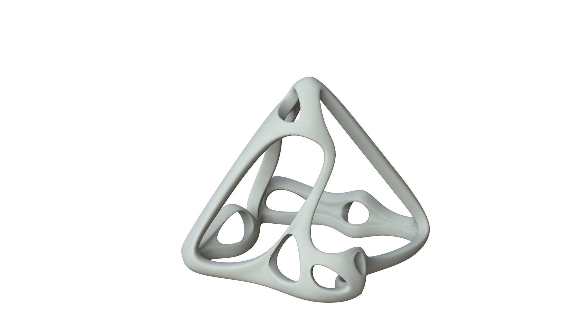 SciFi Cube Object No 62385 Low Poly Shape Low-poly 3D model_1