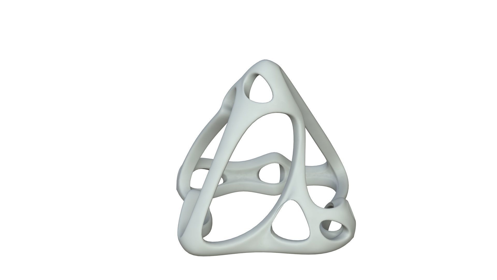 SciFi Cube Object No 62385 Low Poly Shape Low-poly 3D model_2