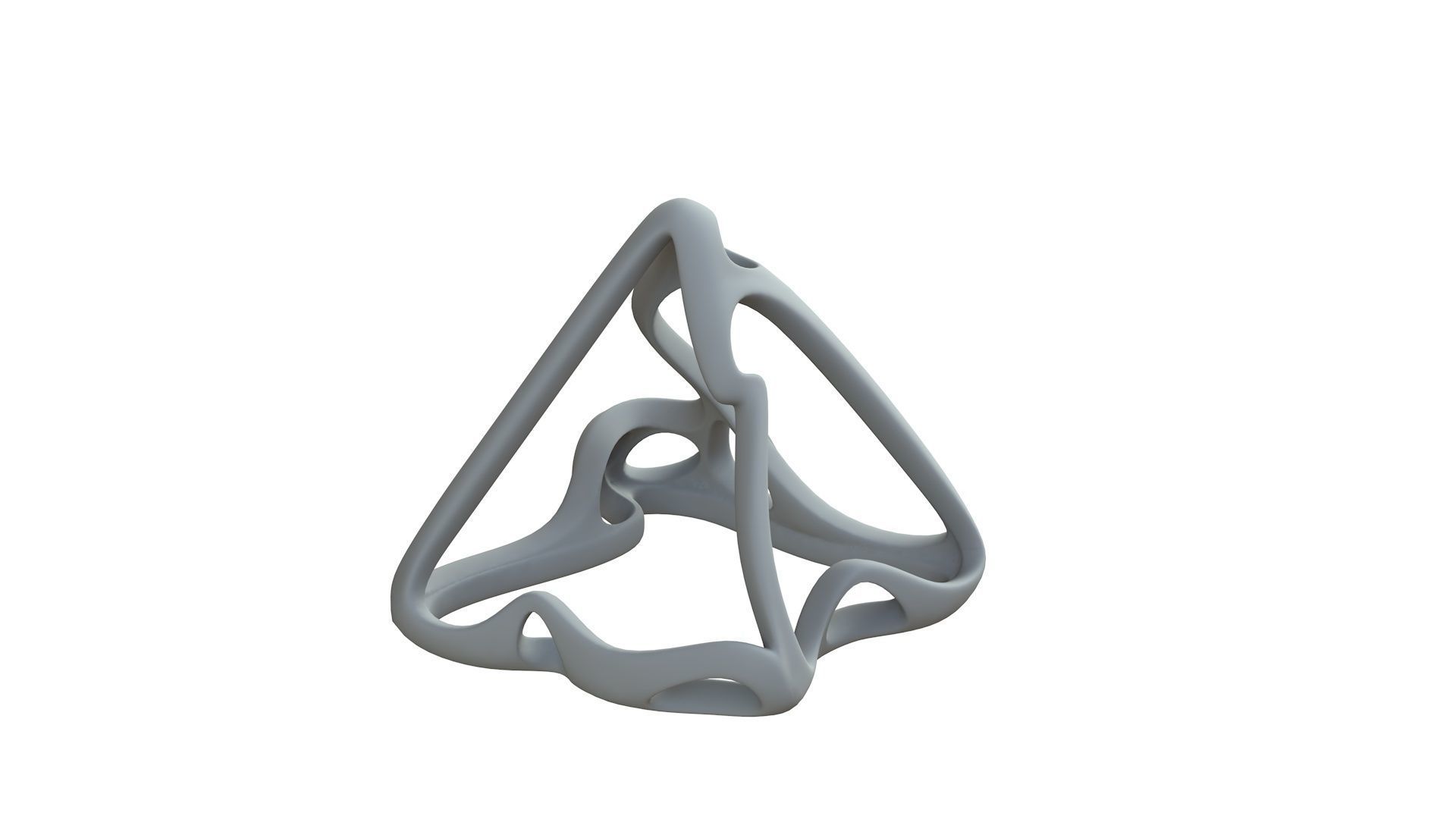 SciFi Cube Object No 62385 Low Poly Shape Low-poly 3D model_9