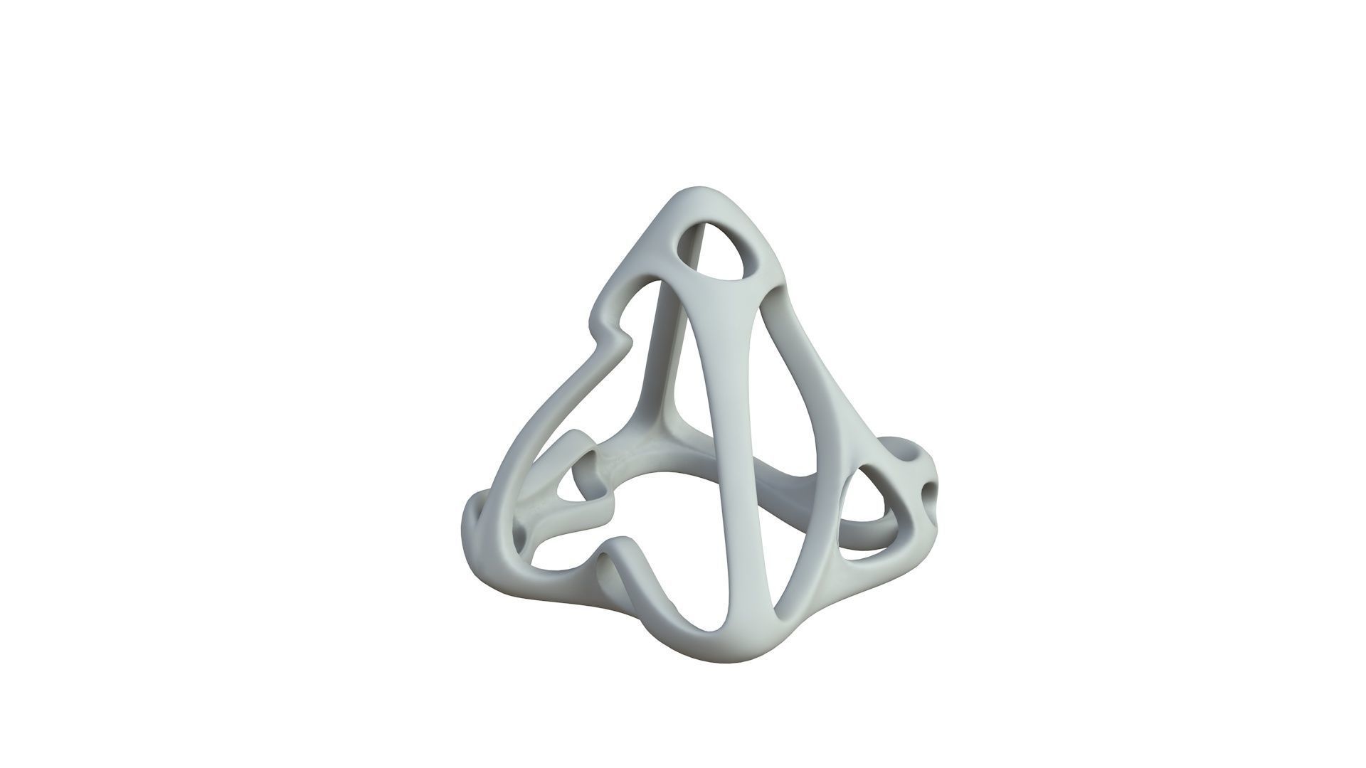 SciFi Cube Object No 62385 Low Poly Shape Low-poly 3D model_4