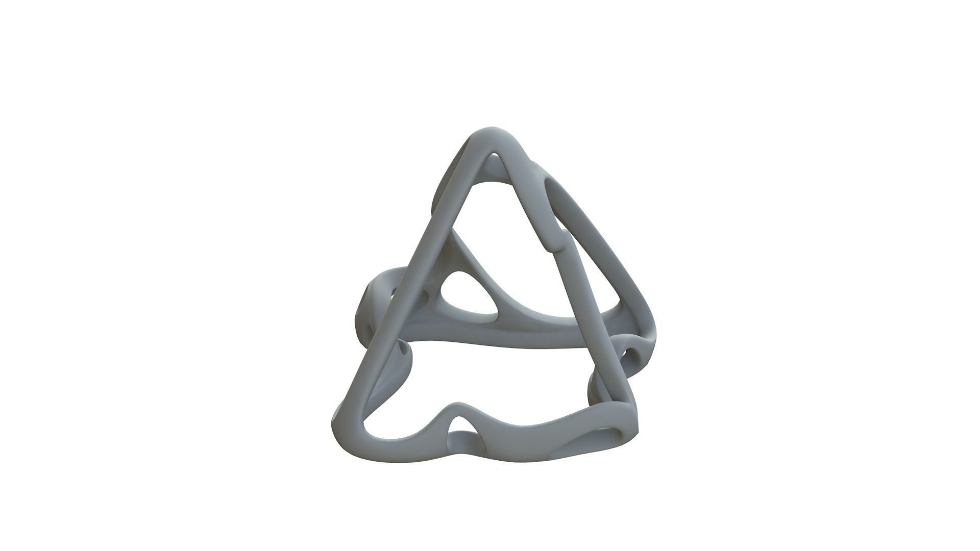 SciFi Cube Object No 62385 Low Poly Shape Low-poly 3D model_11