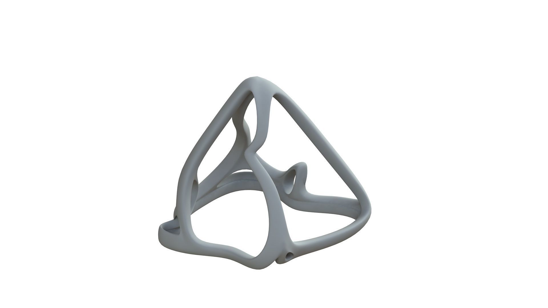 SciFi Cube Object No 62341 Low Poly Shape Low-poly 3D model_9