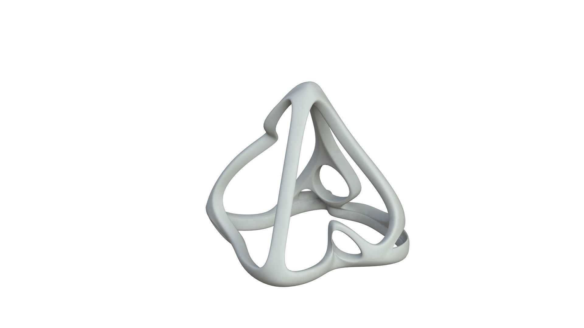 SciFi Cube Object No 62341 Low Poly Shape Low-poly 3D model_3