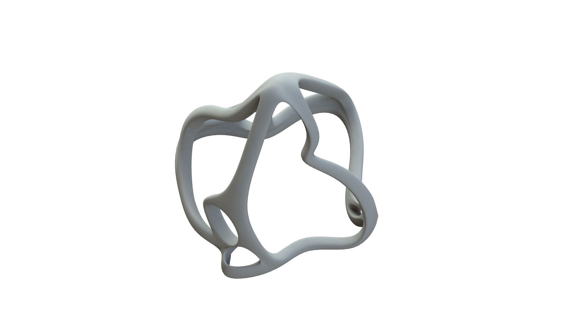 SciFi Cube Object No 62341 Low Poly Shape Low-poly 3D model_17