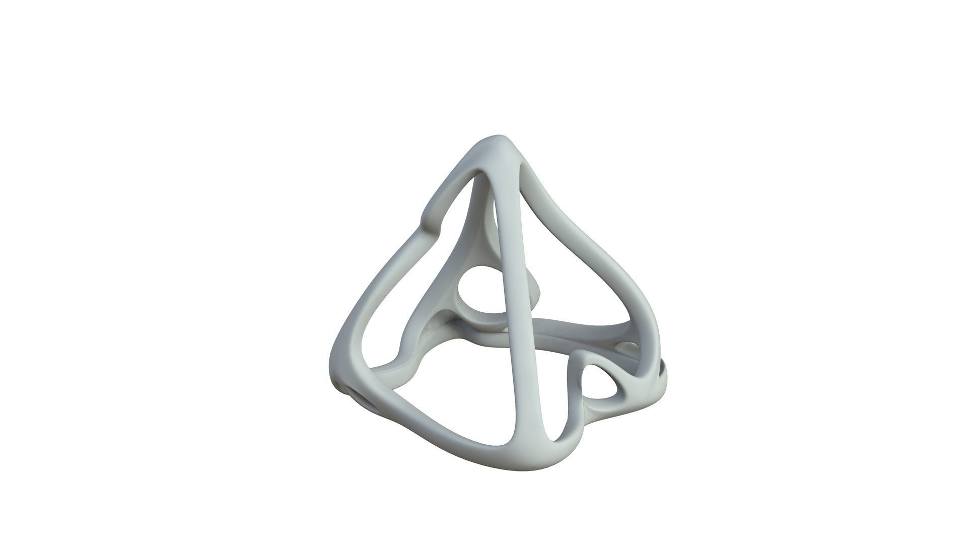 SciFi Cube Object No 62341 Low Poly Shape Low-poly 3D model_4