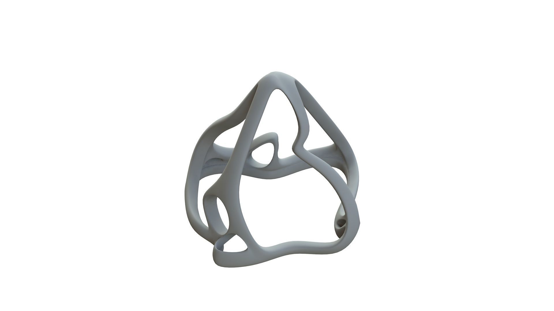 SciFi Cube Object No 62341 Low Poly Shape Low-poly 3D model_13