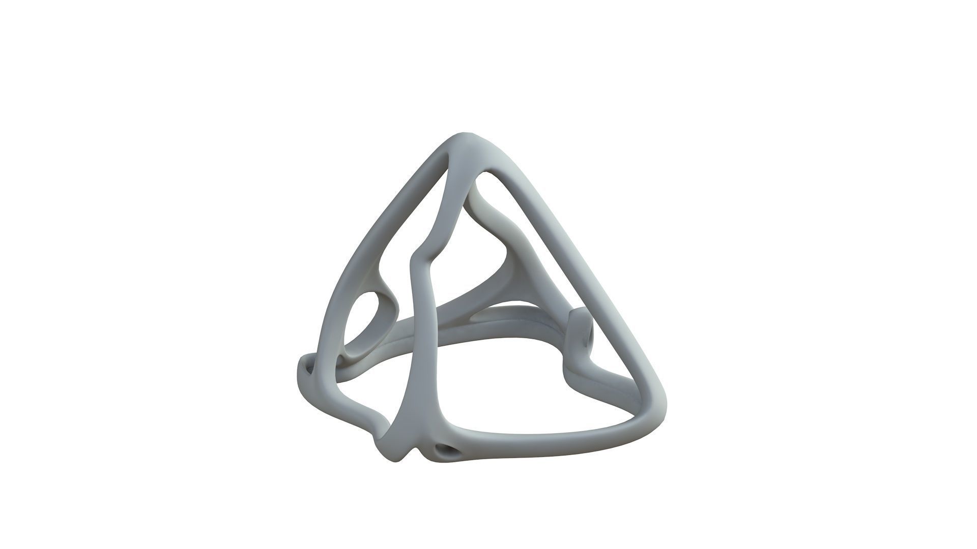 SciFi Cube Object No 62341 Low Poly Shape Low-poly 3D model_7