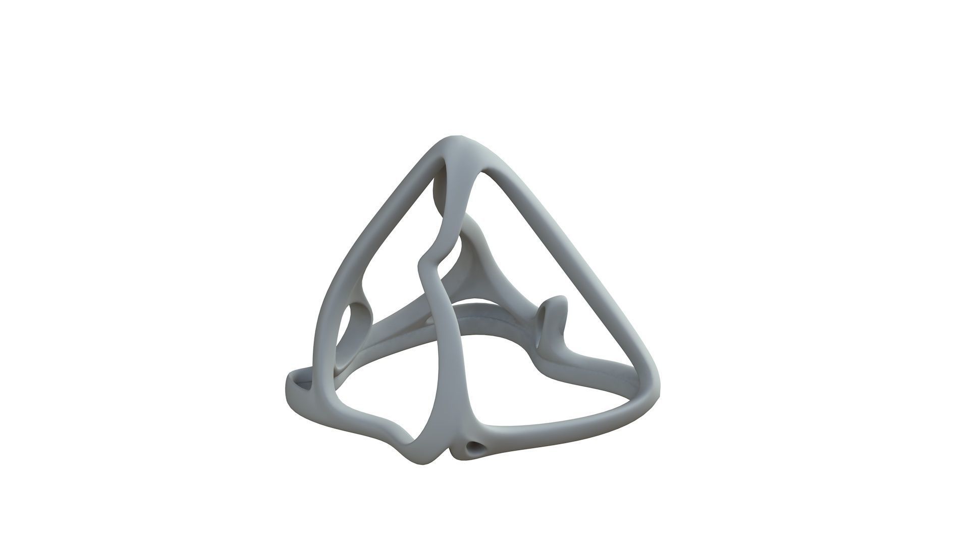 SciFi Cube Object No 62341 Low Poly Shape Low-poly 3D model_8