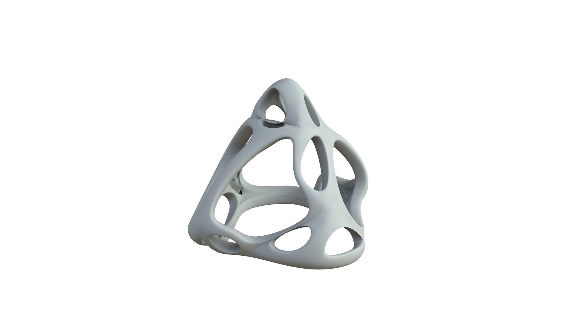 SciFi Cube Object No 62277 Low Poly Shape Low-poly 3D model_5