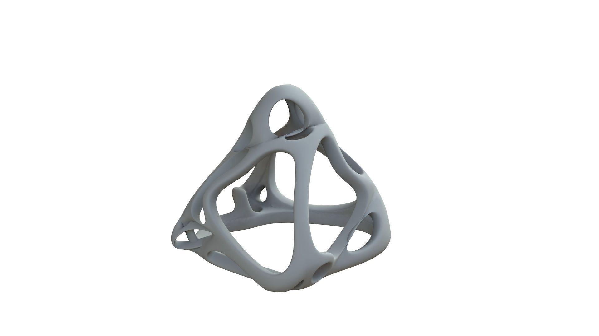 SciFi Cube Object No 62277 Low Poly Shape Low-poly 3D model_9