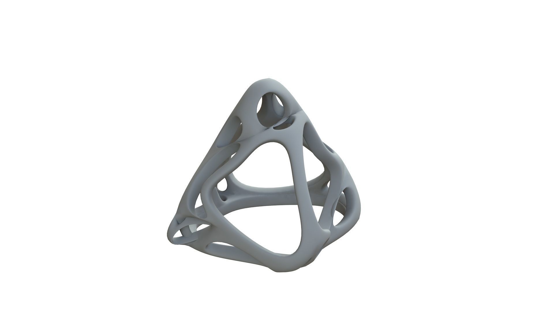 SciFi Cube Object No 62277 Low Poly Shape Low-poly 3D model_10