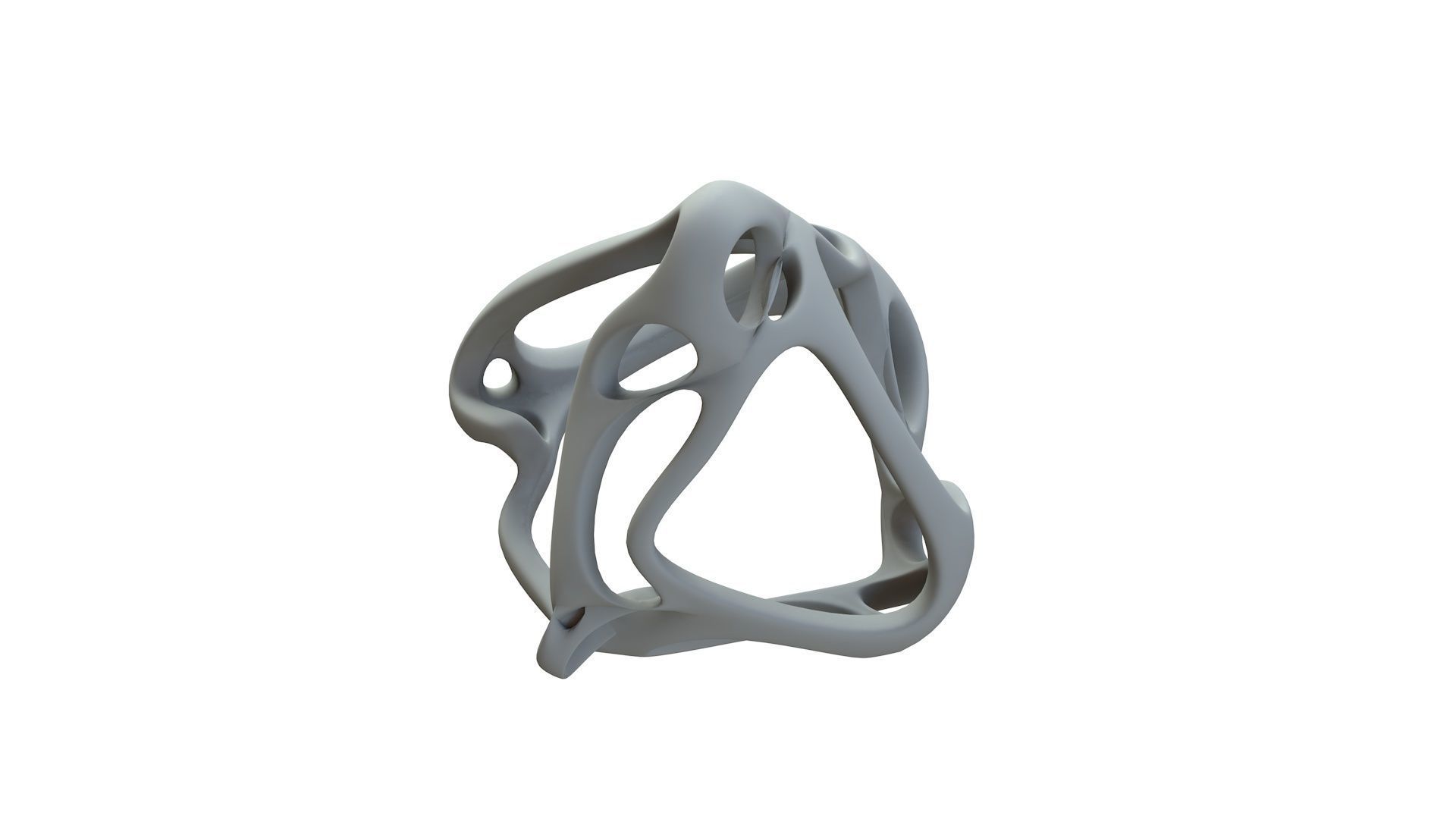 SciFi Cube Object No 62277 Low Poly Shape Low-poly 3D model_15