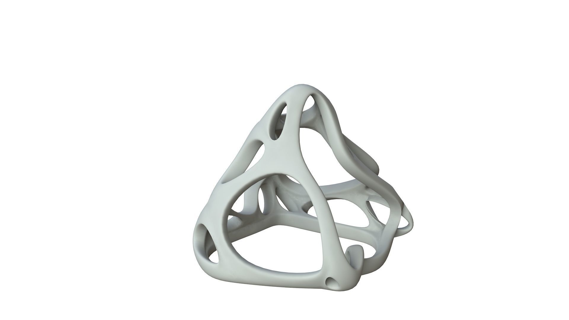 SciFi Cube Object No 62277 Low Poly Shape Low-poly 3D model_1