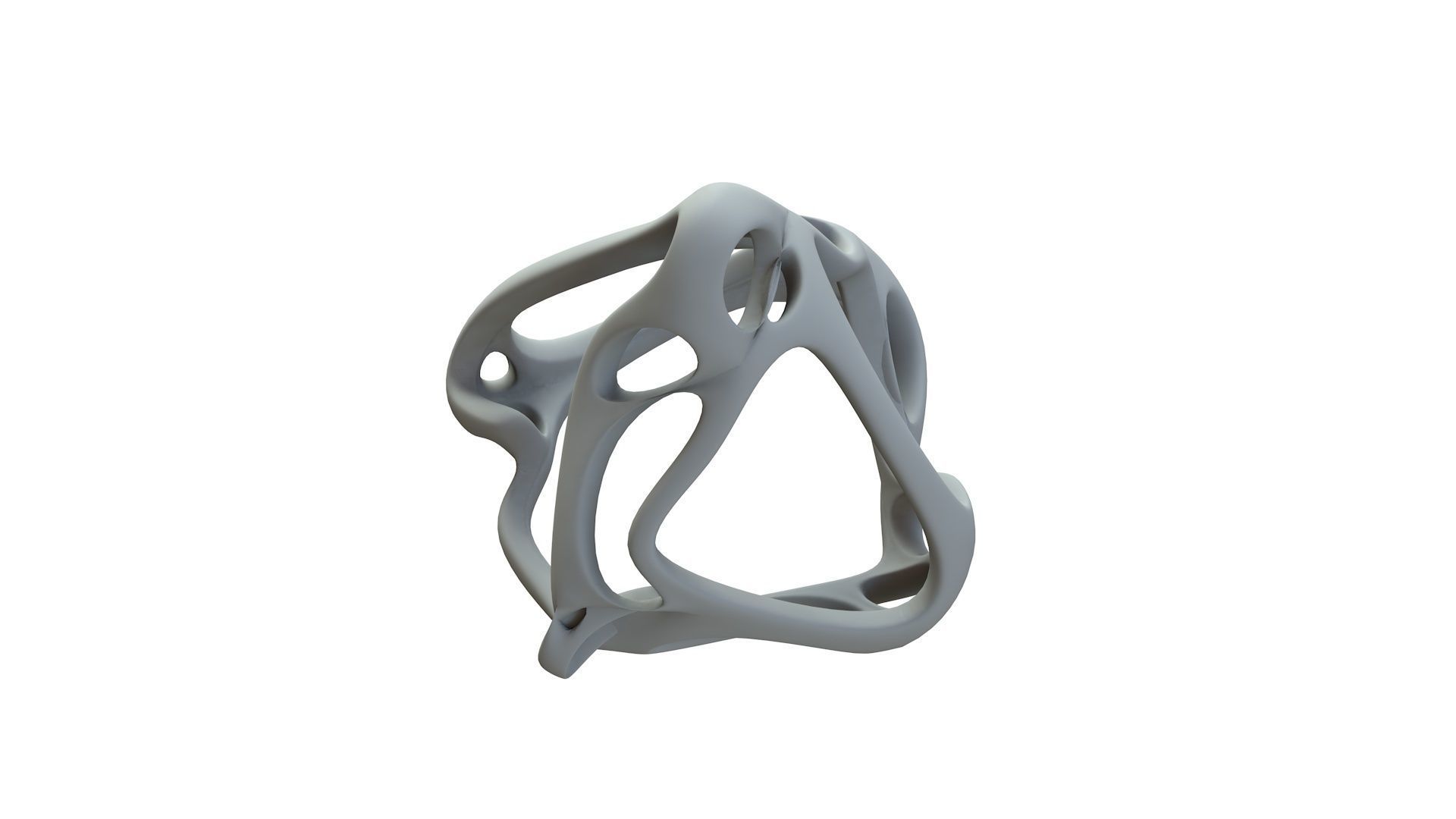 SciFi Cube Object No 62277 Low Poly Shape Low-poly 3D model_16