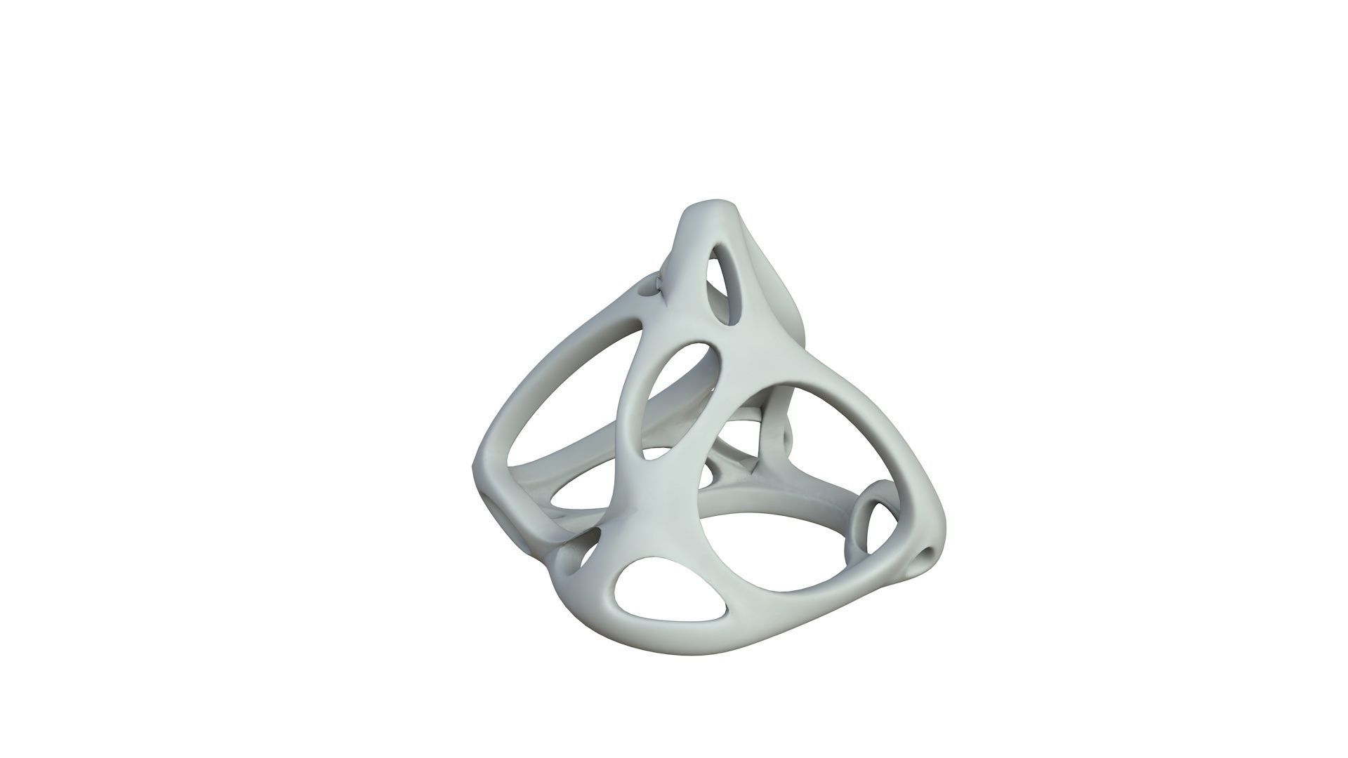 SciFi Cube Object No 62277 Low Poly Shape Low-poly 3D model_3