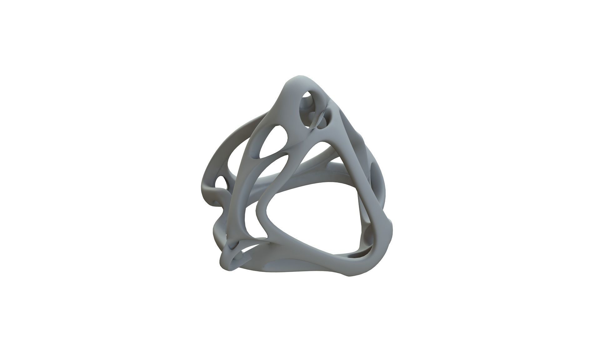 SciFi Cube Object No 62277 Low Poly Shape Low-poly 3D model_13