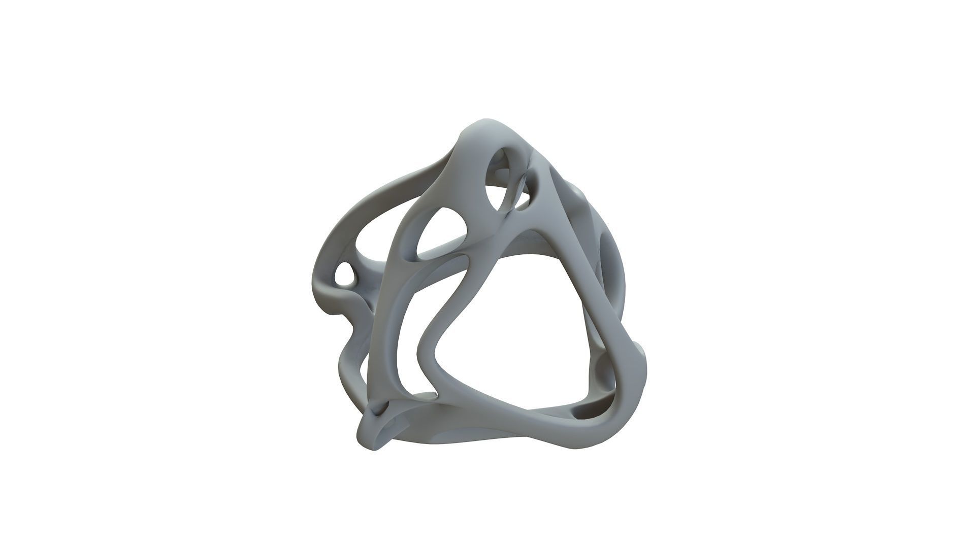 SciFi Cube Object No 62277 Low Poly Shape Low-poly 3D model_14