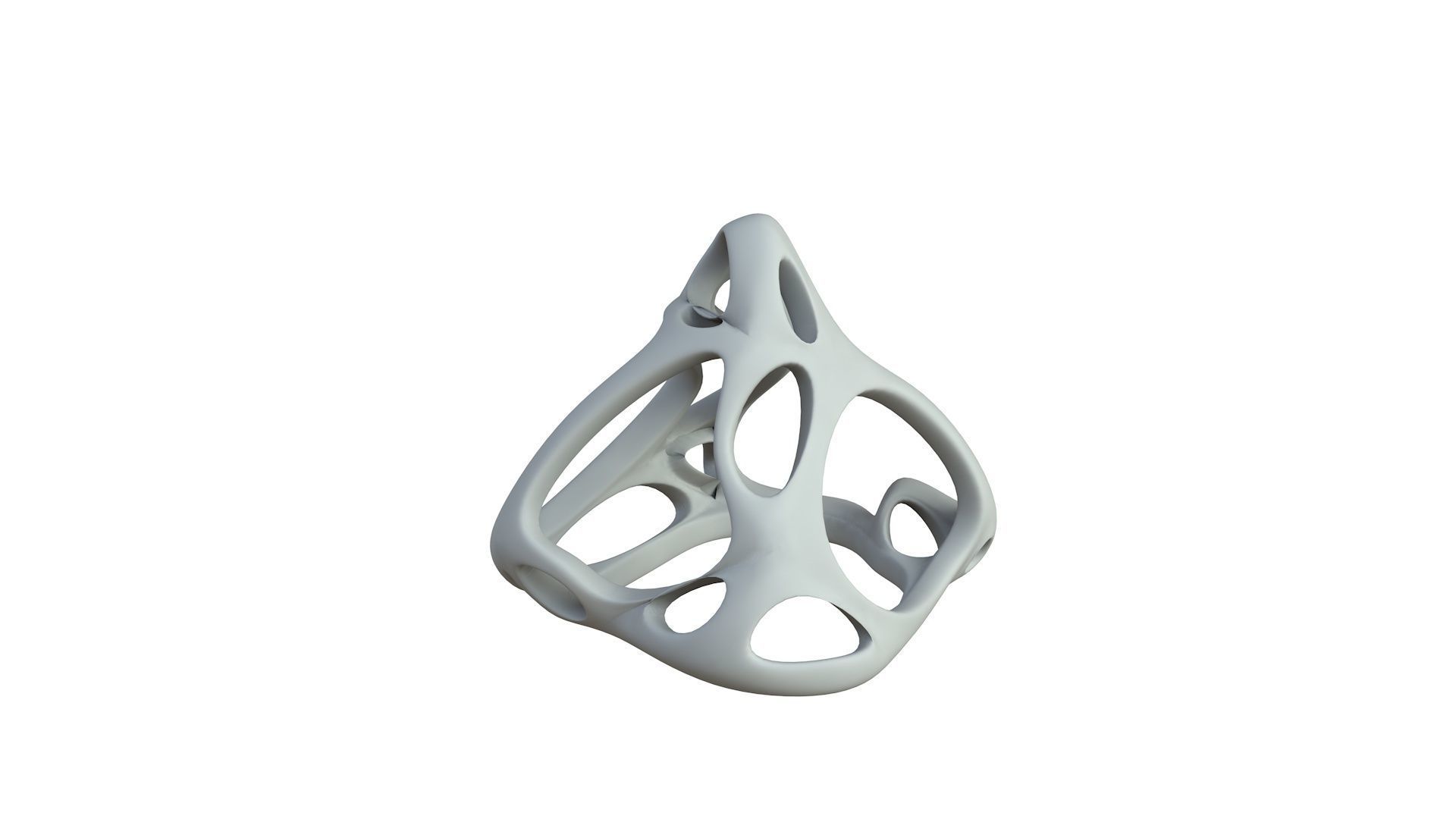 SciFi Cube Object No 62277 Low Poly Shape Low-poly 3D model_4