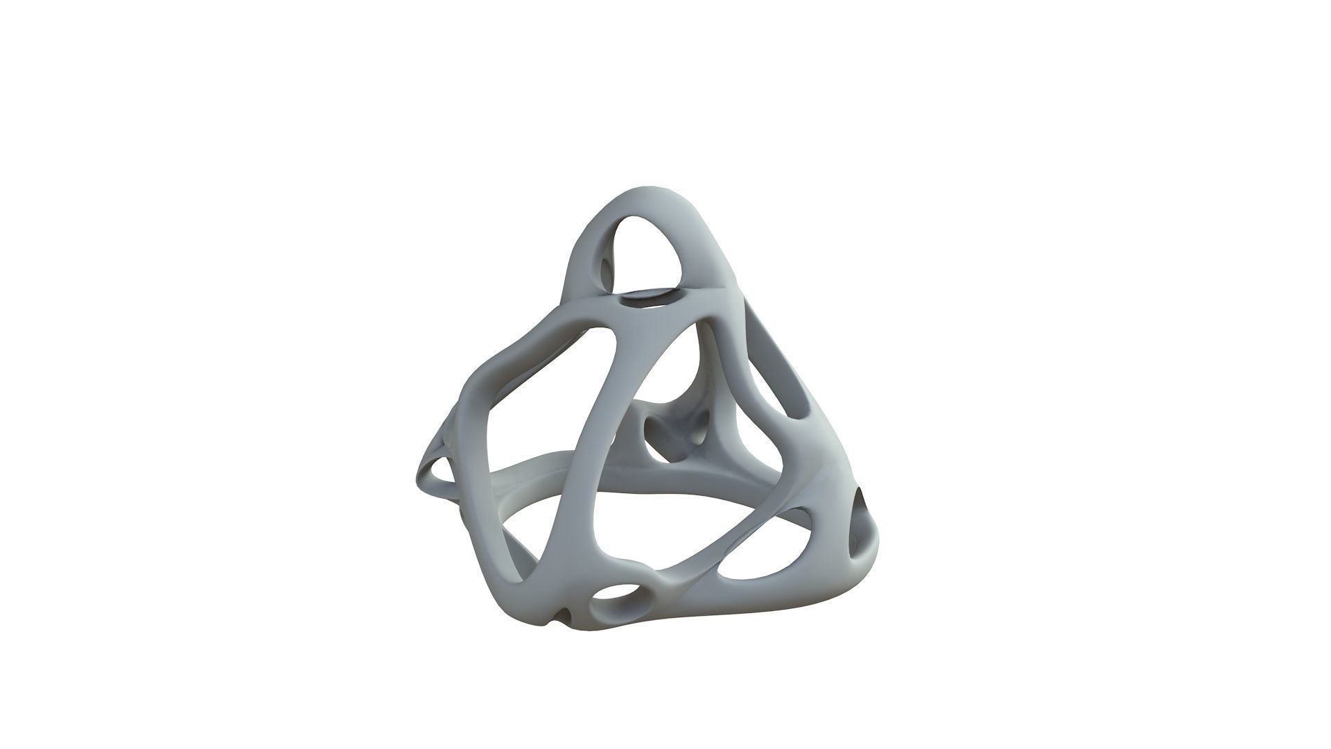 SciFi Cube Object No 62277 Low Poly Shape Low-poly 3D model_7