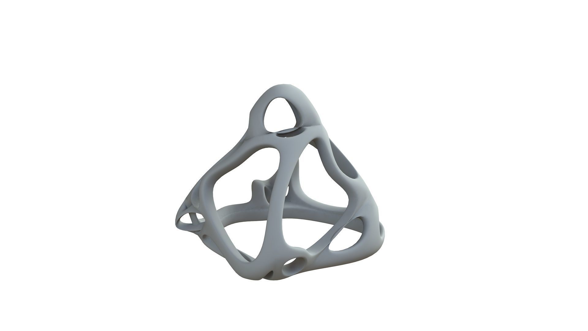 SciFi Cube Object No 62277 Low Poly Shape Low-poly 3D model_8