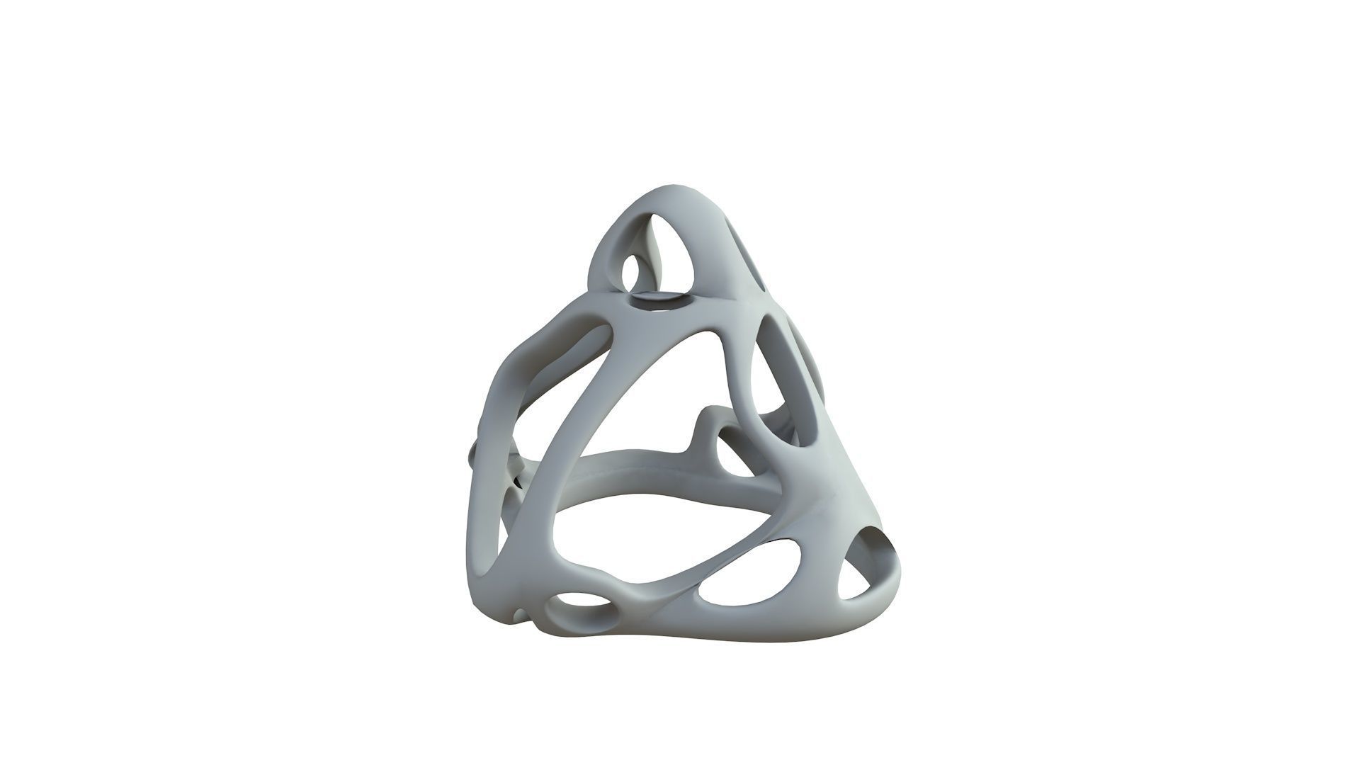 SciFi Cube Object No 62277 Low Poly Shape Low-poly 3D model_6