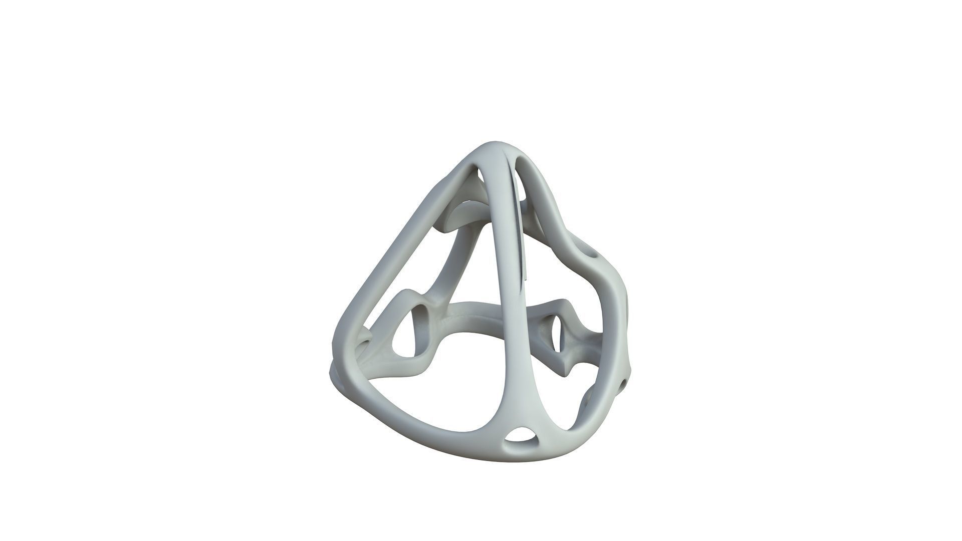 SciFi Cube Object No 62162 Low Poly Shape Low-poly 3D model_4