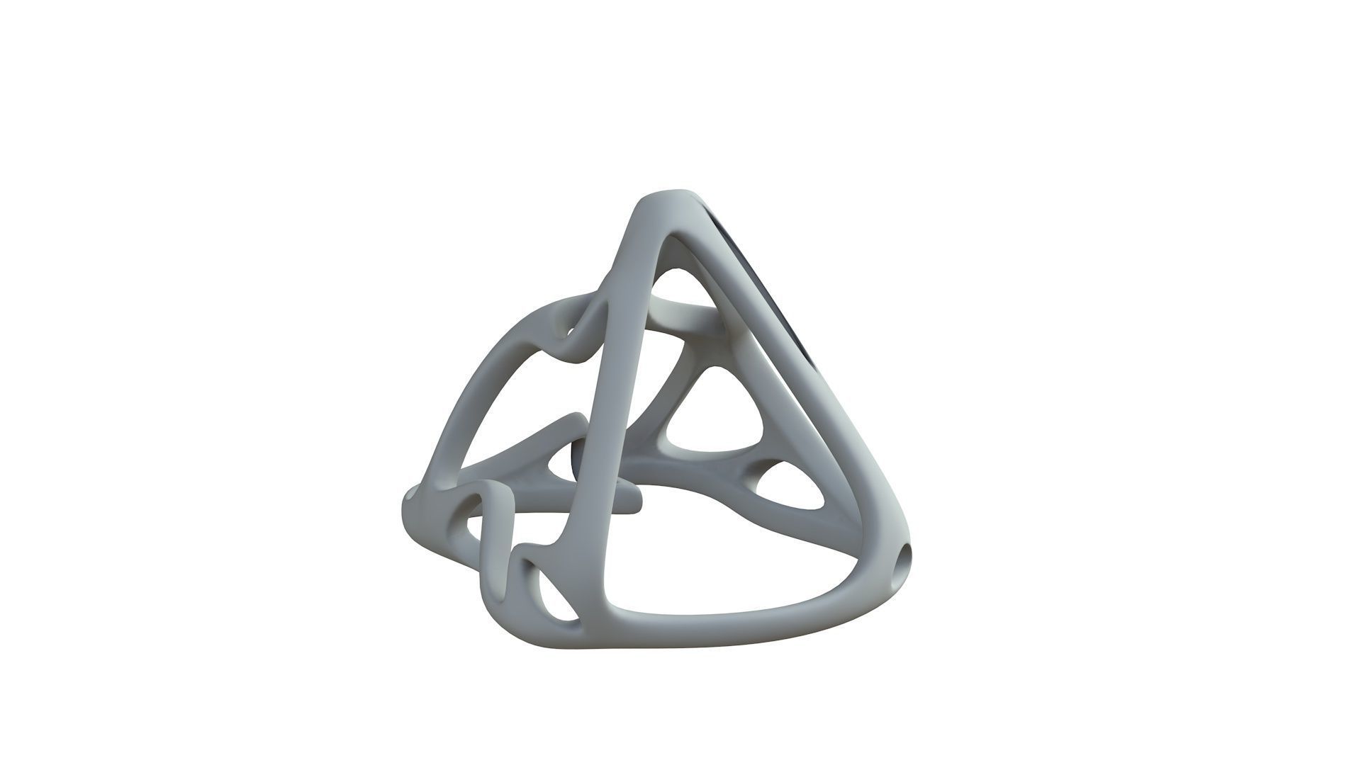 SciFi Cube Object No 62162 Low Poly Shape Low-poly 3D model_7