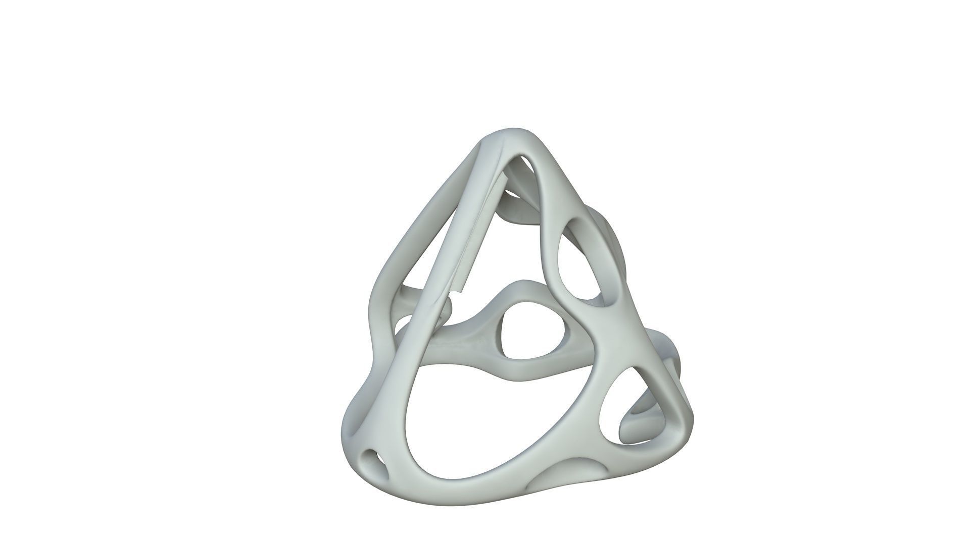 SciFi Cube Object No 62162 Low Poly Shape Low-poly 3D model_2