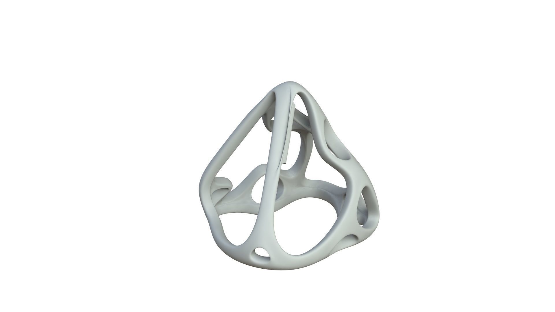 SciFi Cube Object No 62162 Low Poly Shape Low-poly 3D model_3