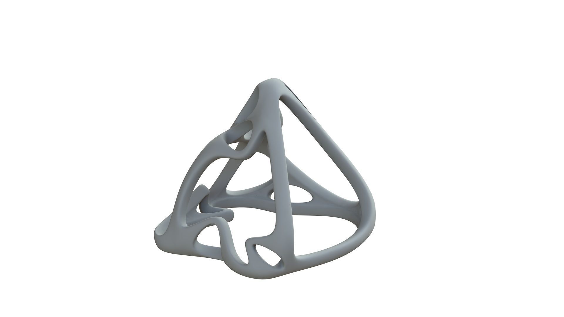 SciFi Cube Object No 62162 Low Poly Shape Low-poly 3D model_9