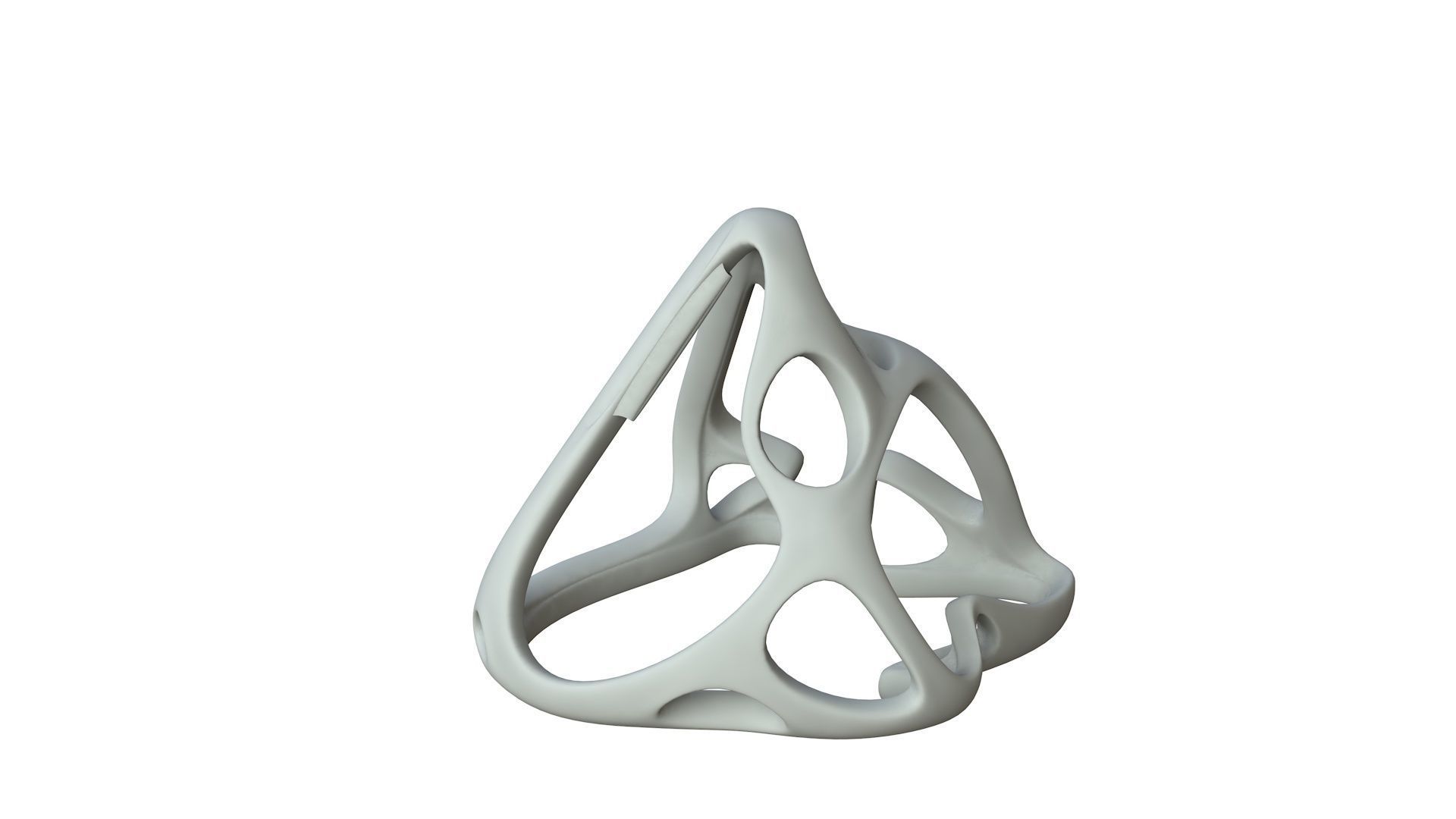 SciFi Cube Object No 62162 Low Poly Shape Low-poly 3D model_1