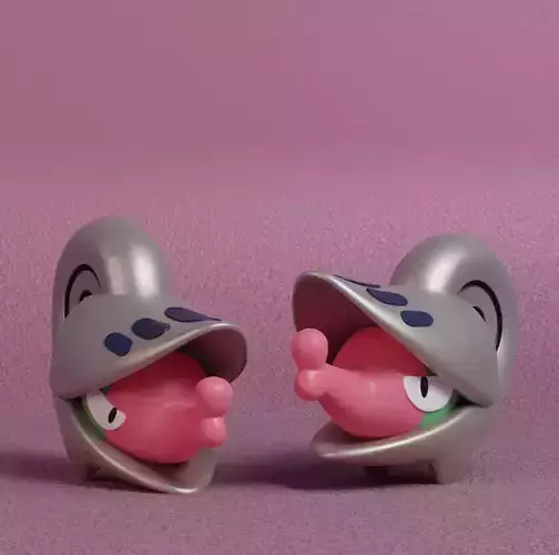 Pokemon - Shelmet with 2 poses