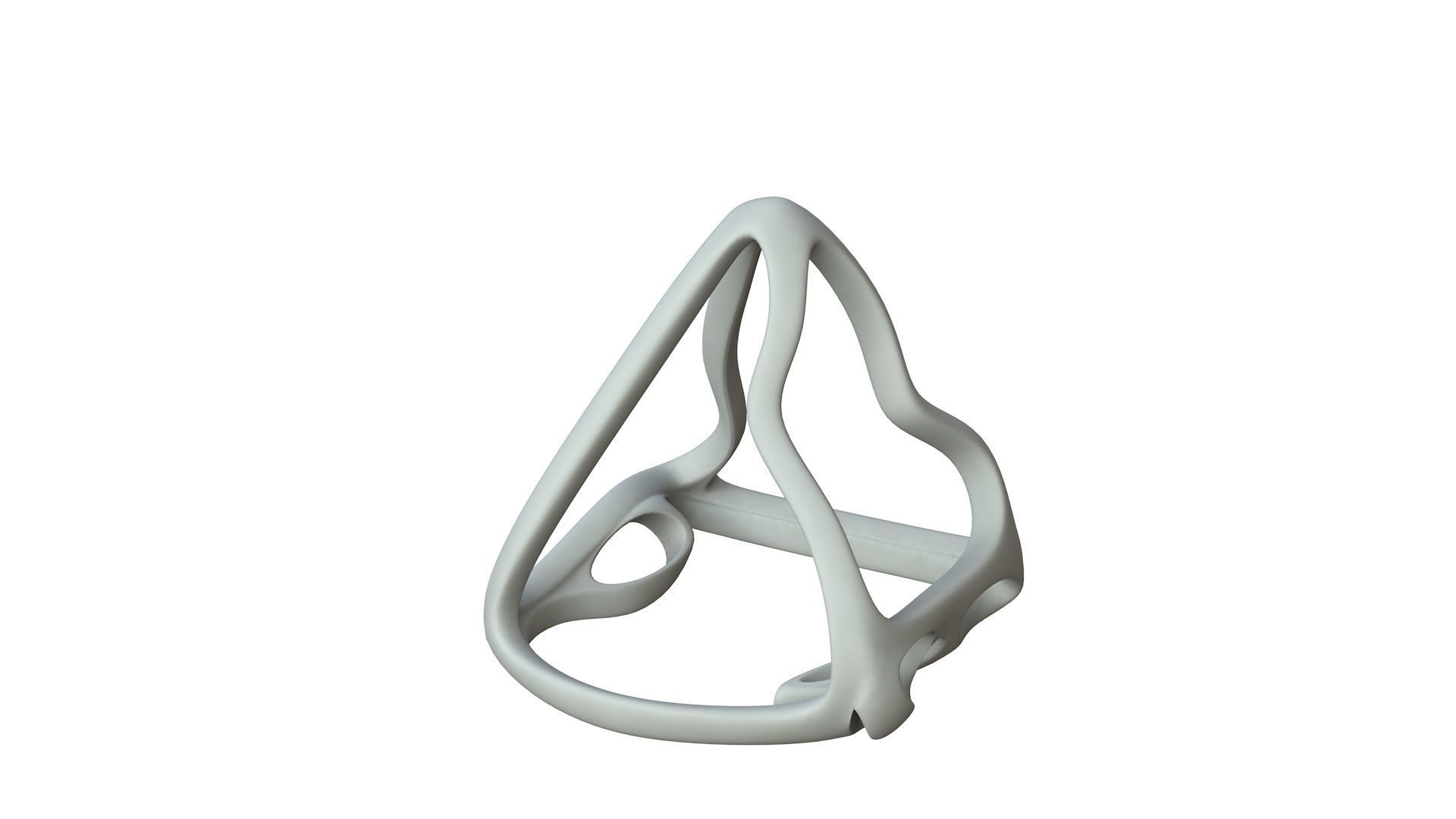 SciFi Cube Object No 61996 Low Poly Shape Low-poly 3D model_1