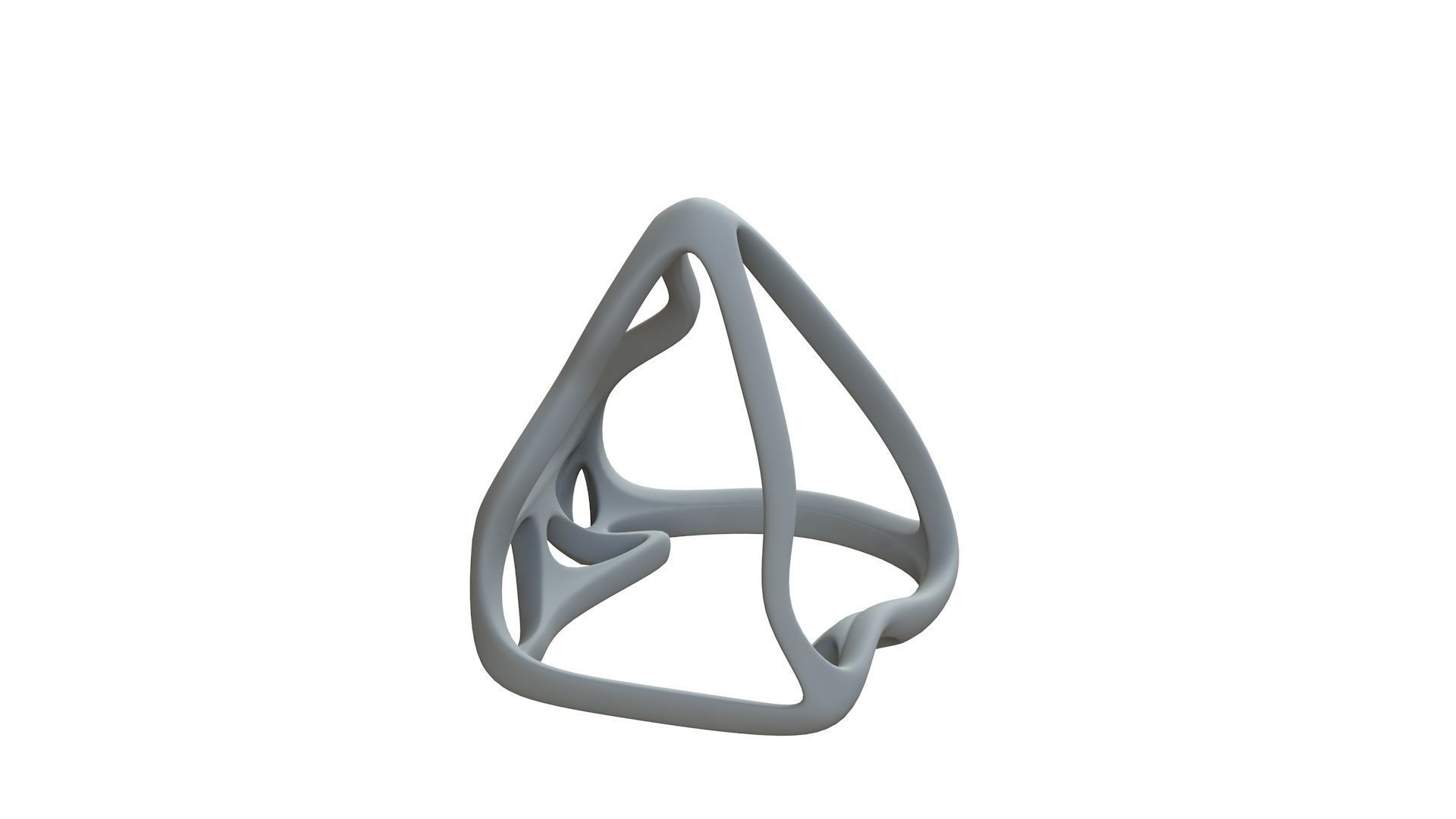 SciFi Cube Object No 61996 Low Poly Shape Low-poly 3D model_10