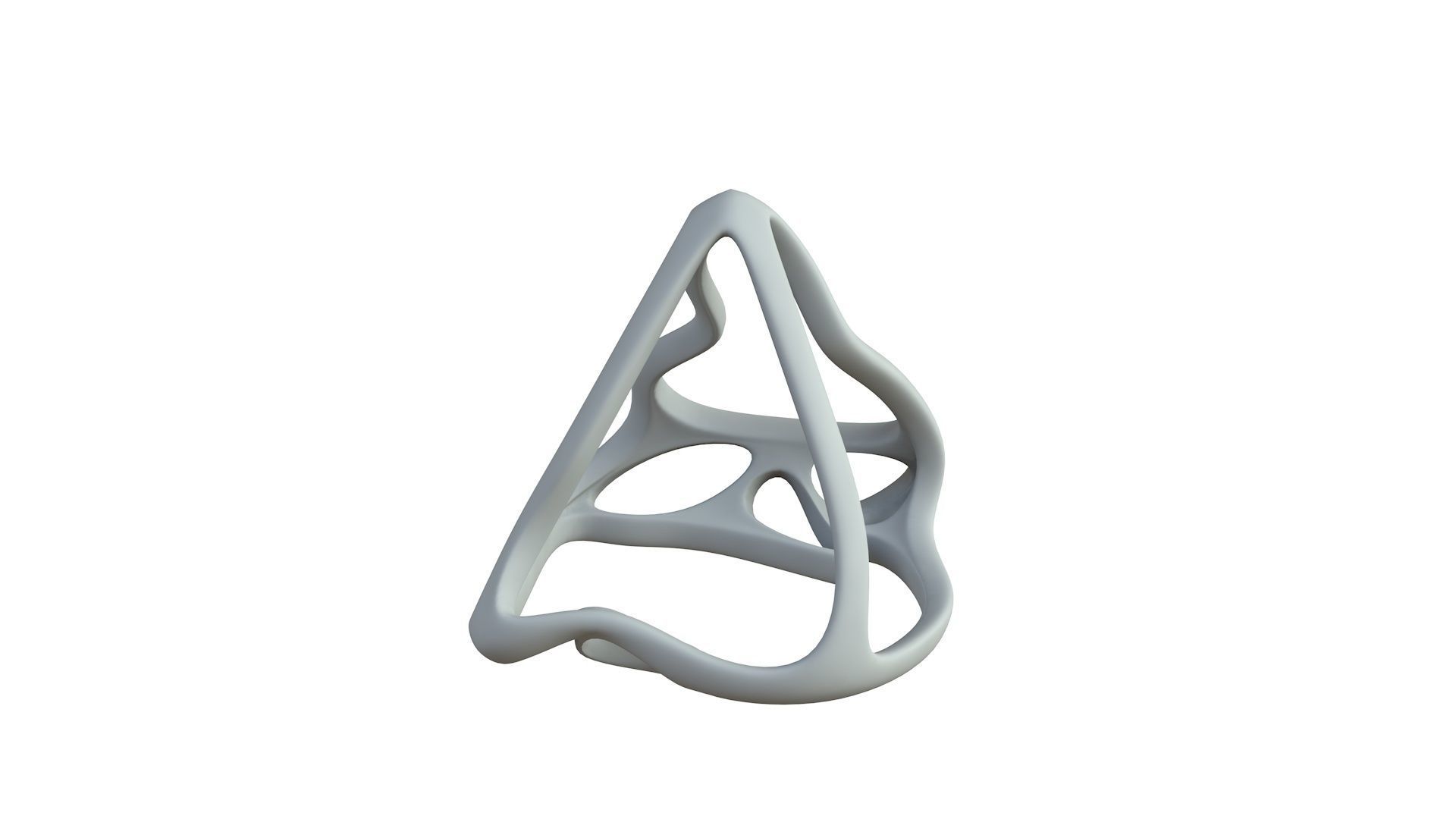 SciFi Cube Object No 61996 Low Poly Shape Low-poly 3D model_5