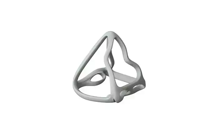 SciFi Cube Object No 61996 Low Poly Shape Low-poly 3D model