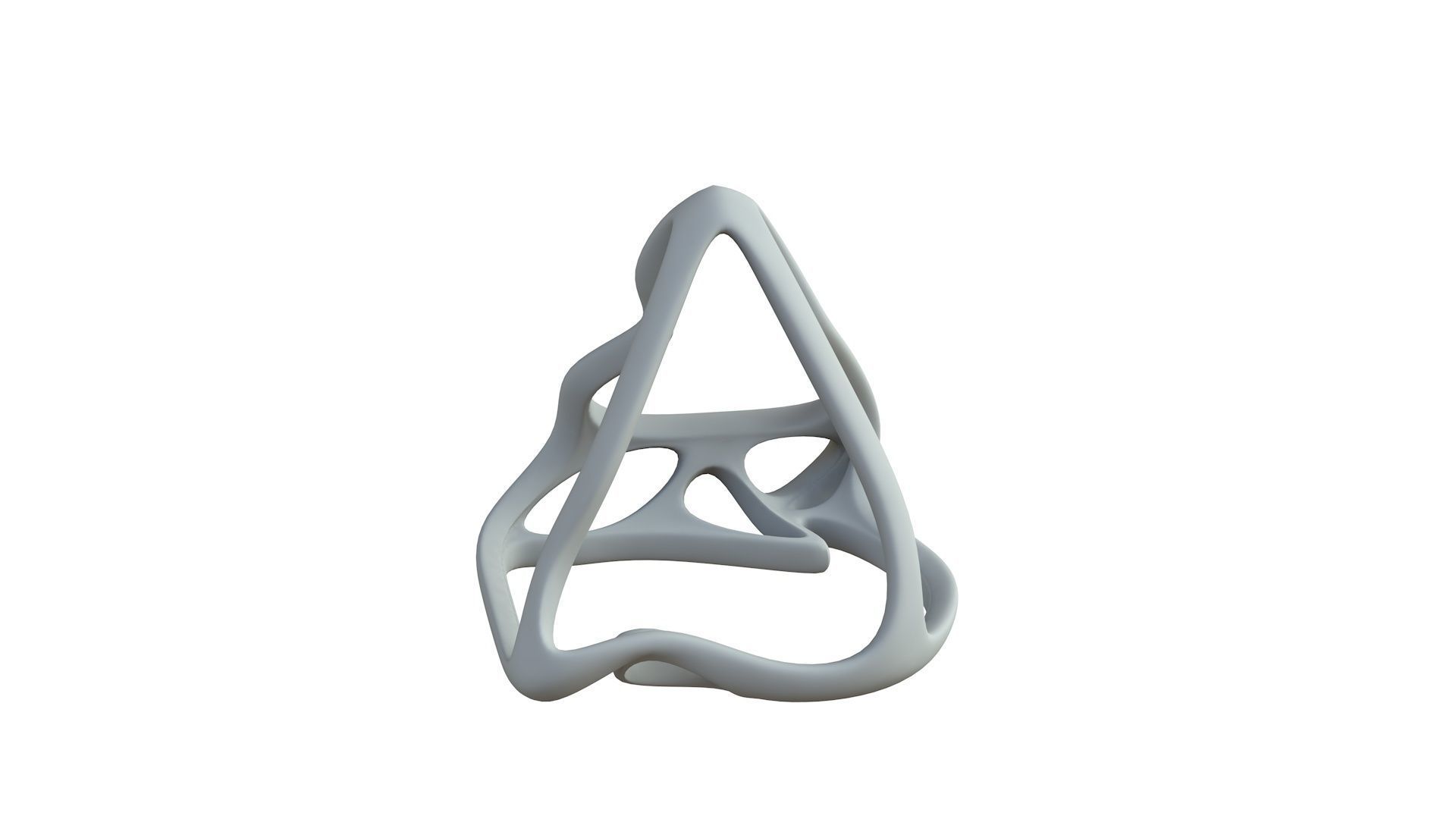 SciFi Cube Object No 61996 Low Poly Shape Low-poly 3D model_6