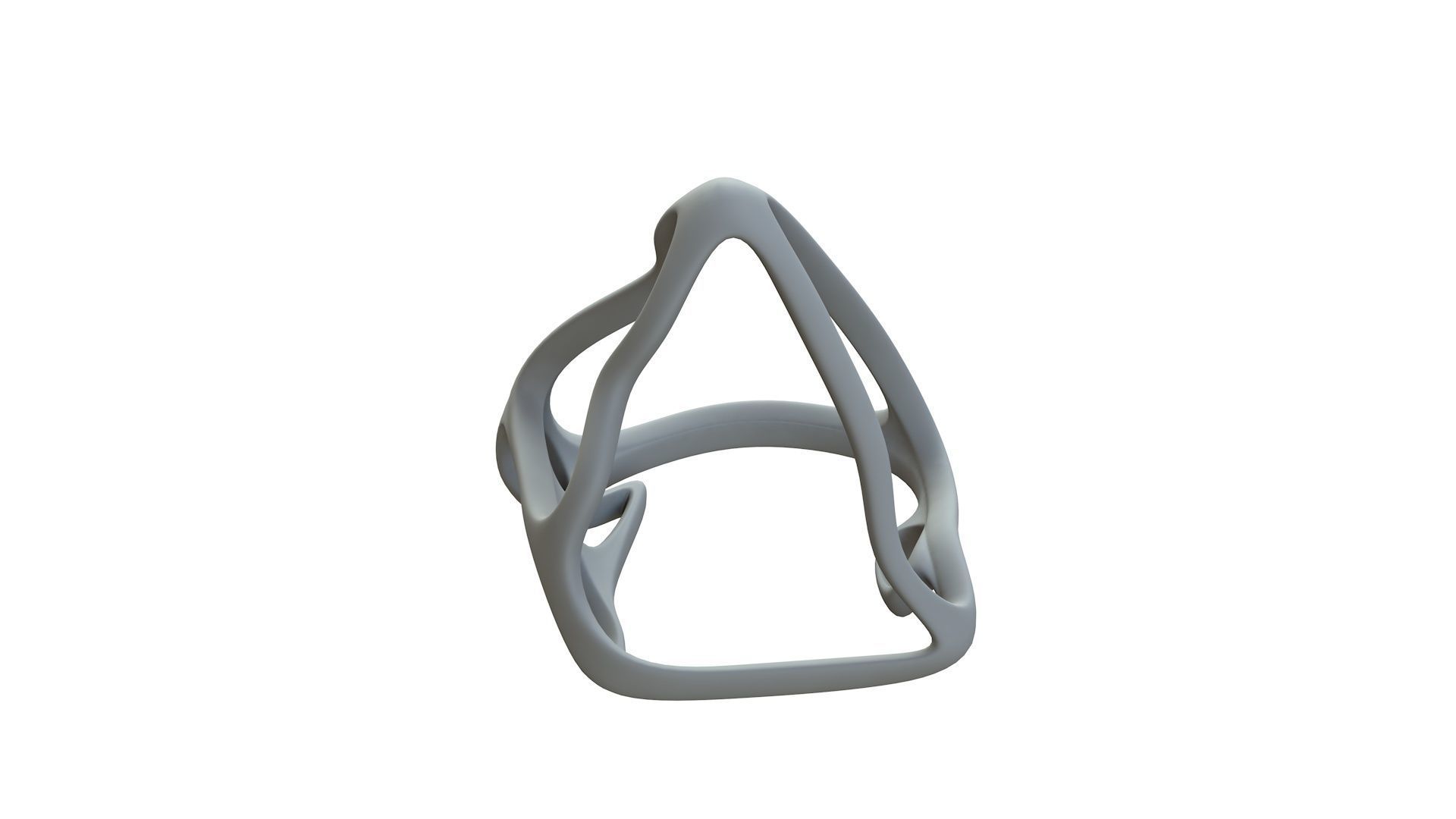 SciFi Cube Object No 61996 Low Poly Shape Low-poly 3D model_13